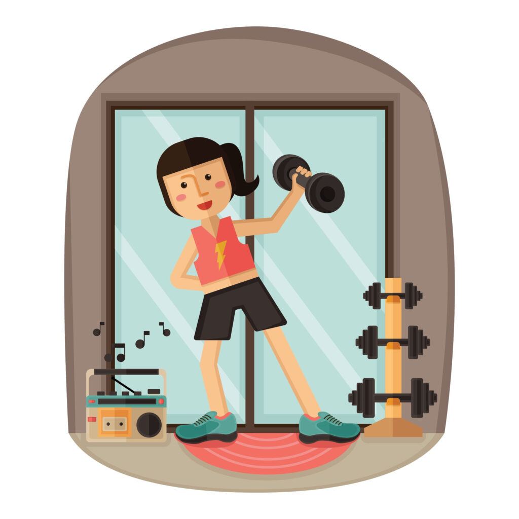 Using weights safely for exercise